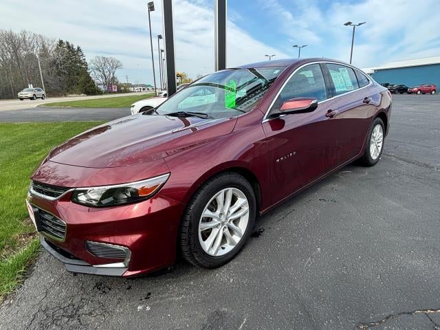 2016 Chevrolet Malibu LT in Butte Red Metallic — front three-quarter view