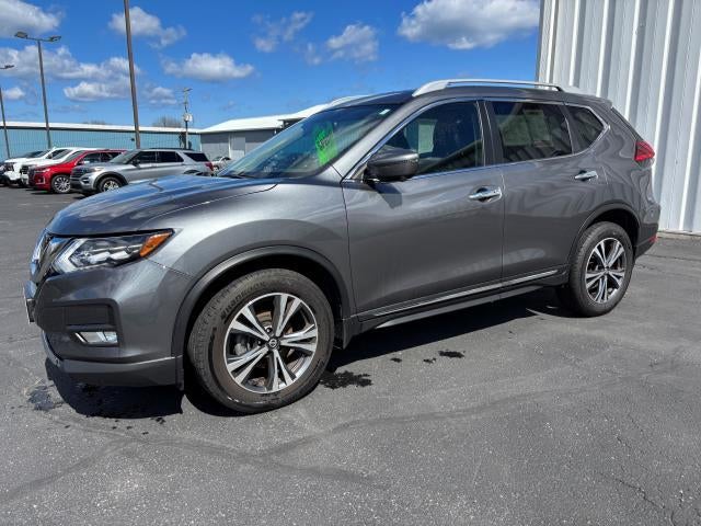 2017 Nissan Rogue SL in Gray — front three-quarter view